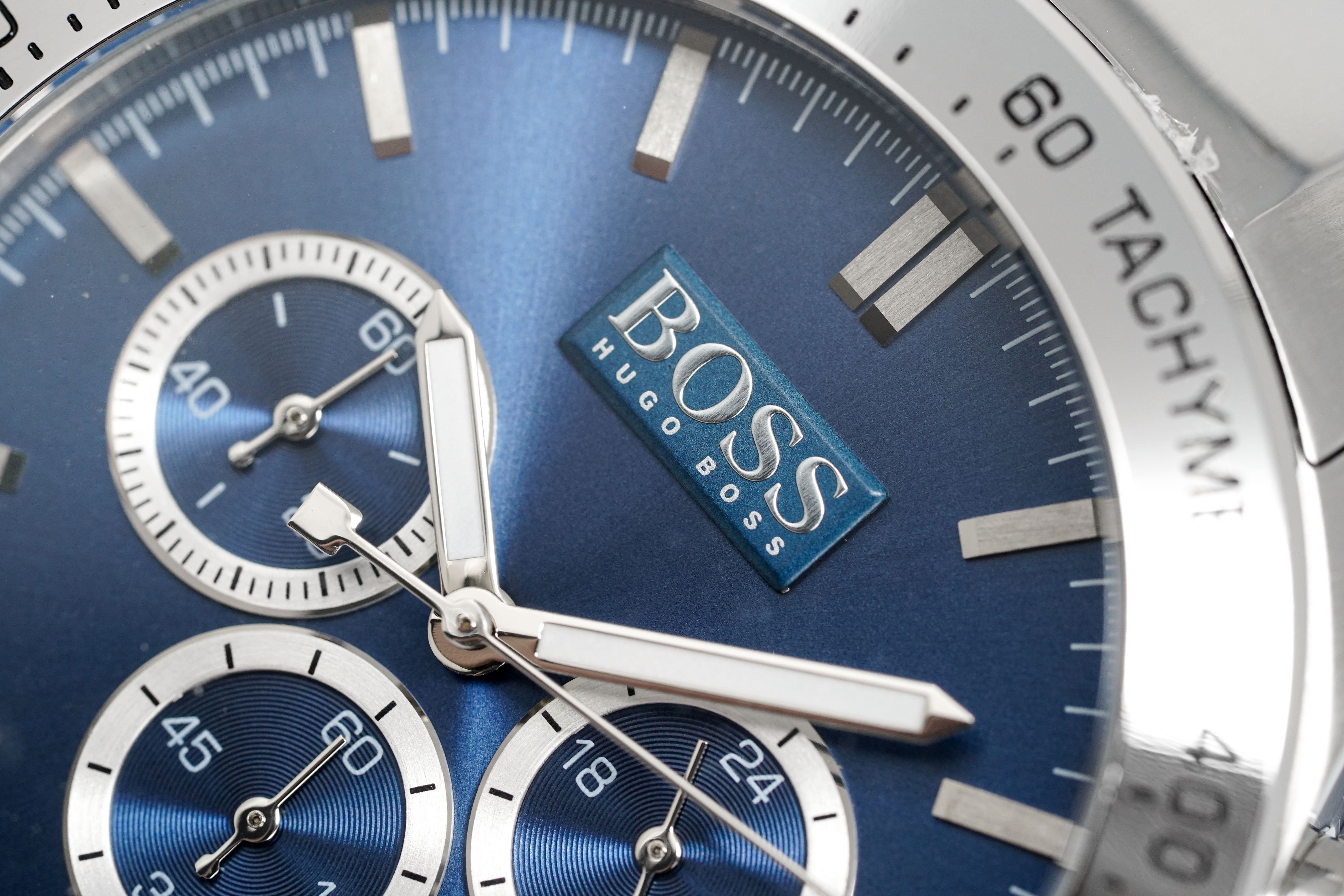 Hugo Boss Herrenuhr Chronograph Ikon Blau HB1512963