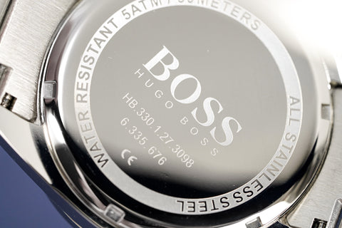 Hugo Boss Herrenuhr Chronograph Trophy Grau HB1513634