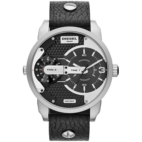 Orologio Diesel DZ7307 Mini Daddy da uomo in argento e nero