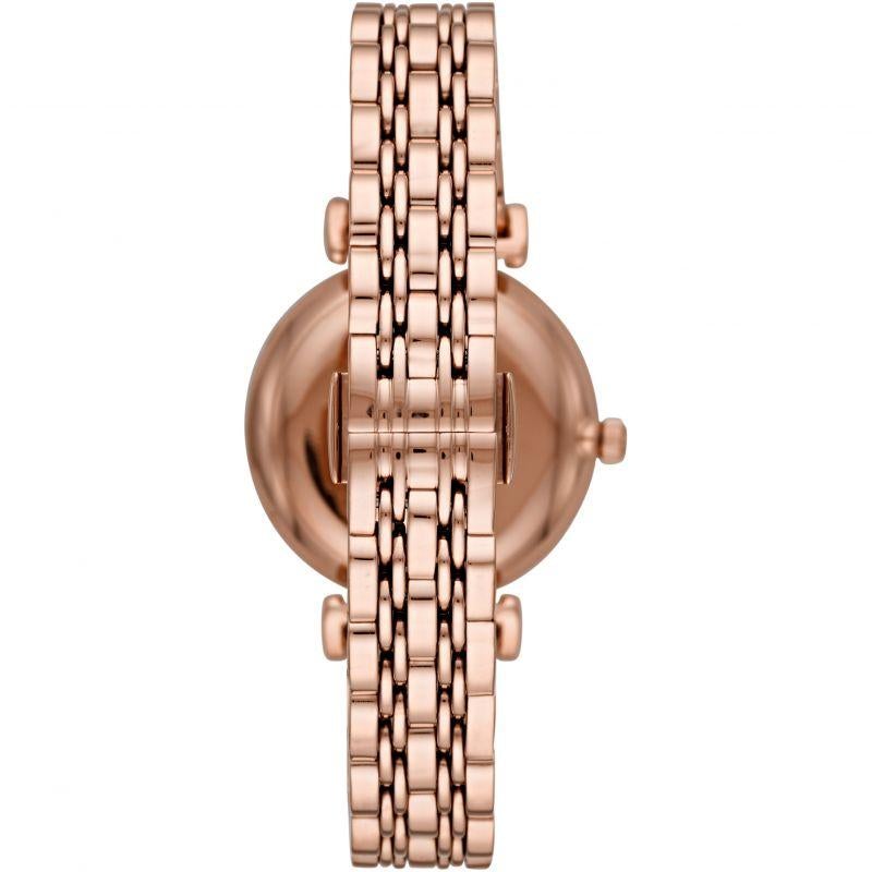 Emporio Armani AR11244 Ladies’ Rose Gold Crystal Dial Stainless Steel Watch