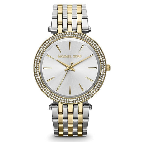 Michael Kors MK3215 Ladies Darci Silver Two Tone Watch