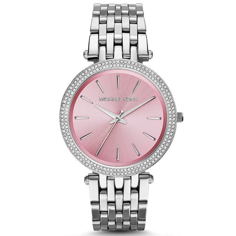 Michael Kors Parker Pink 39 mm Dial Quartz Watch with Stainless Steel Band  for Women  Amazonin Fashion