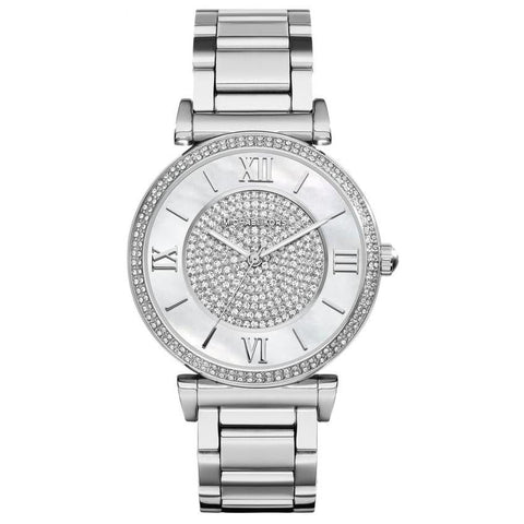 Michael Kors MK3355 Damen-Armbanduhr „Catlin“ in Silber