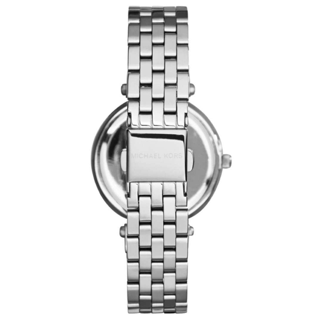 Michael Kors MK3429 Damen-Mini-Darci-Armbanduhr in Silber