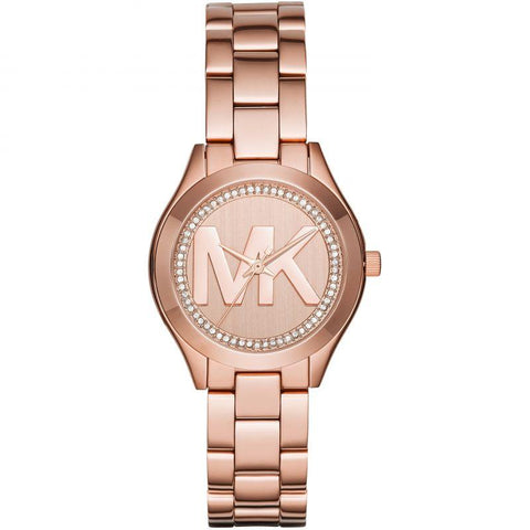 Michael Kors MK3549 Ladies Mini Slim Runway Rose Gold Watch