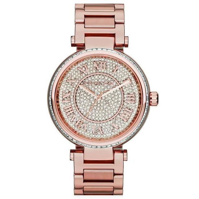 Michael Kors MK5868 Damenuhr Skylar Crystal in Roségold