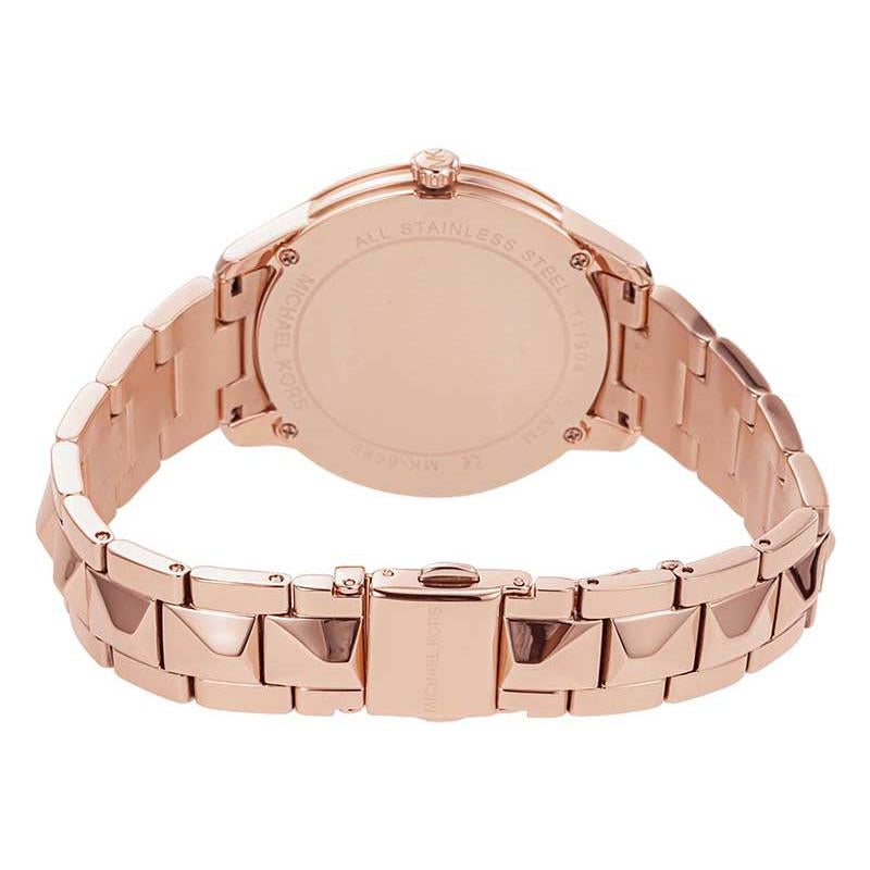 Michael Kors MK6671 Ladies Rose-Gold Runway Mercer – Watchlyx