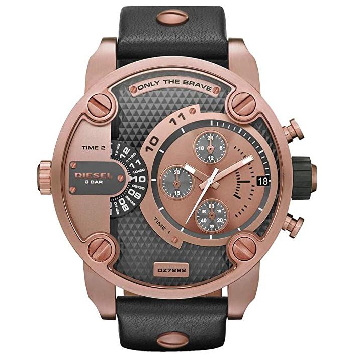 Orologio cronografo da uomo Diesel DZ7282 Little Daddy in oro rosa