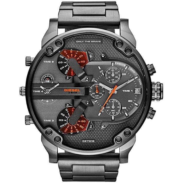 Orologio cronografo da uomo Diesel DZ7315 Gunmetal Mr Daddy 2.0