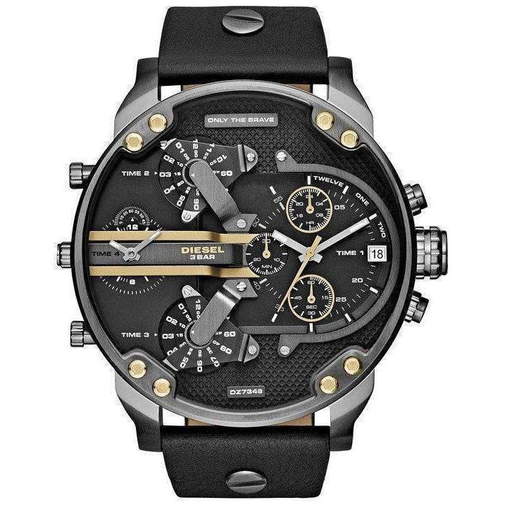 Orologio cronografo Diesel DZ7348 Mr Daddy 2.0 da uomo, nero