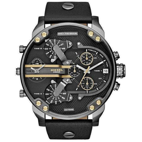 Diesel DZ7348 Mr. Daddy 2.0 Chronograph für Herren, Schwarz