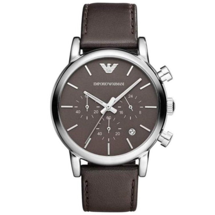 Emporio Armani AR1734 Men's Luigi Chronograph Brown Watch