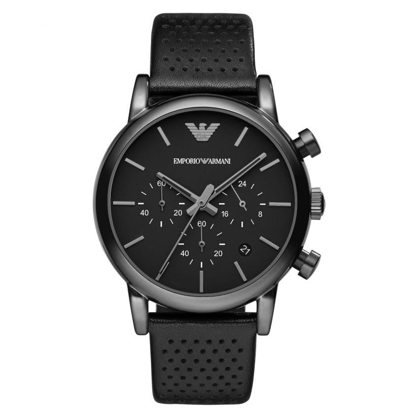 Emporio Armani AR1737 Men's Black Chronograph Watch