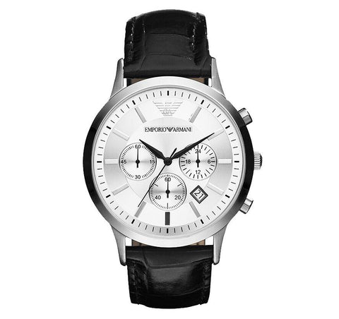 Emporio Armani AR2432 Men's Classic Black Chronograph Watch