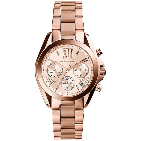 Michael Kors MK5799 Bradshaw Mini-Armbanduhr für Damen in Roségold