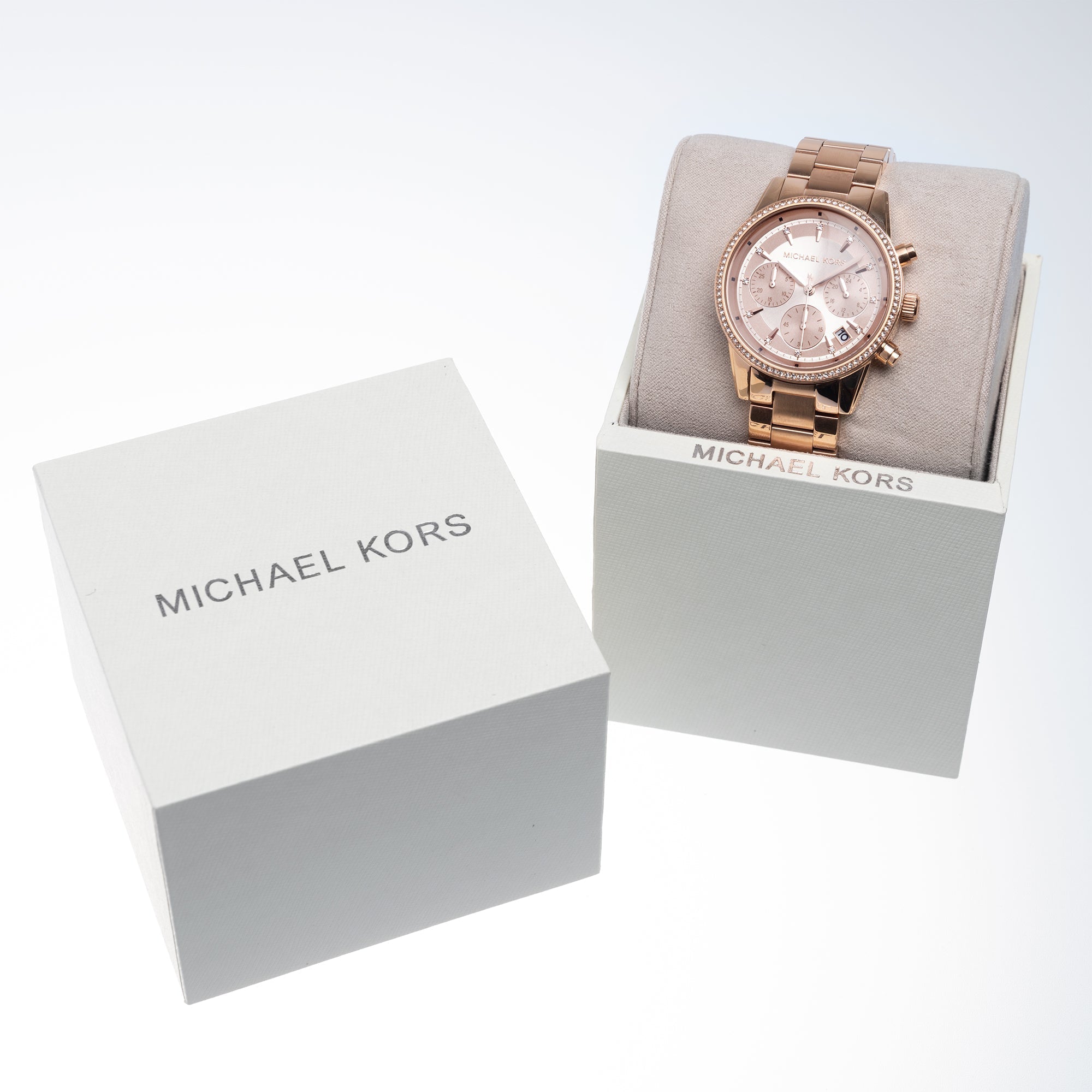 Michael Kors MK6357 Ladies RITZ Rose Gold Watch – Watchlyx
