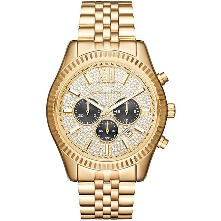 Orologio da uomo Michael Kors MK8494 Lexington in oro