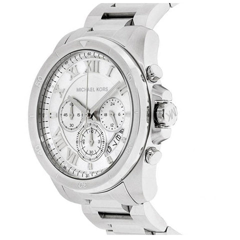 Michael Kors MK8562 Men's Brecken Chronograph Silver Watch