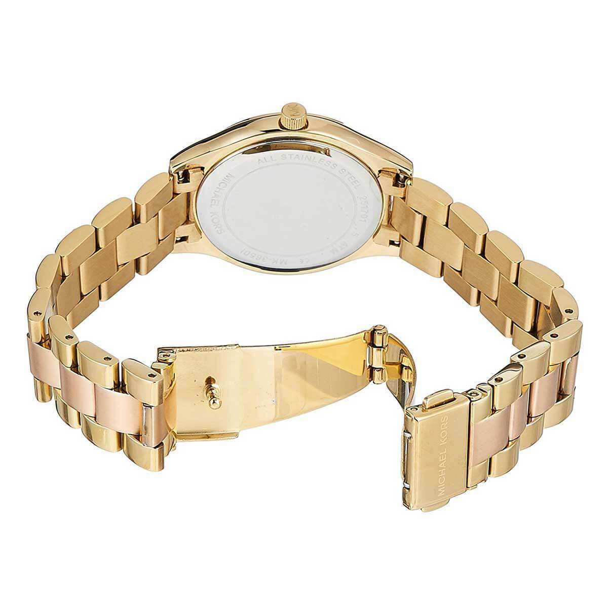 Michael Kors MK3650 Damen-Armbanduhr Mini Parker in Roségold