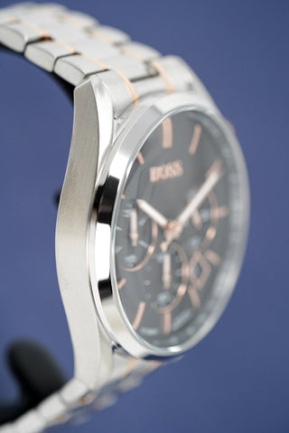 Hugo Boss Herrenuhr Champion zweifarbig schwarz HB1513819