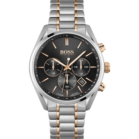 Hugo Boss Herrenuhr Champion zweifarbig schwarz HB1513819