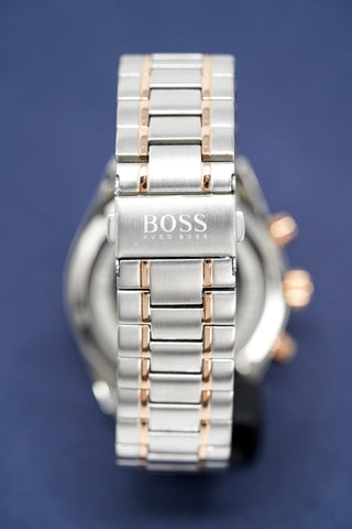 Hugo Boss Herrenuhr Champion zweifarbig schwarz HB1513819