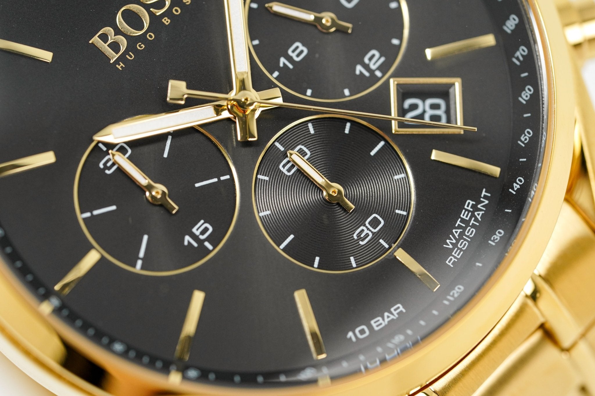 Hugo Boss Herrenuhr Champion Gelbgold HB1513848