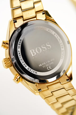 Hugo Boss Men's Watch Champion Yellow Gold HB1513848