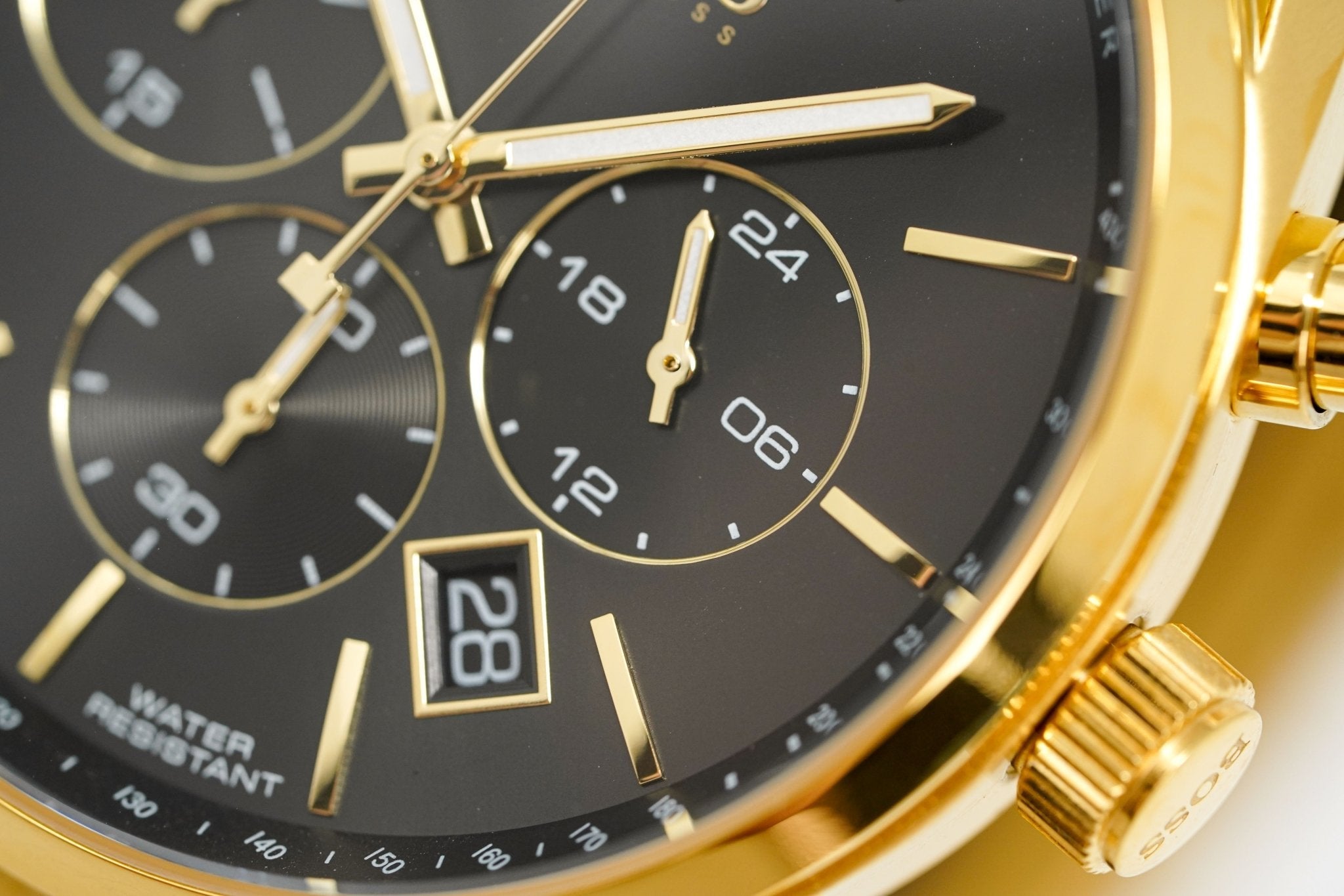 Hugo Boss Herrenuhr Champion Gelbgold HB1513848