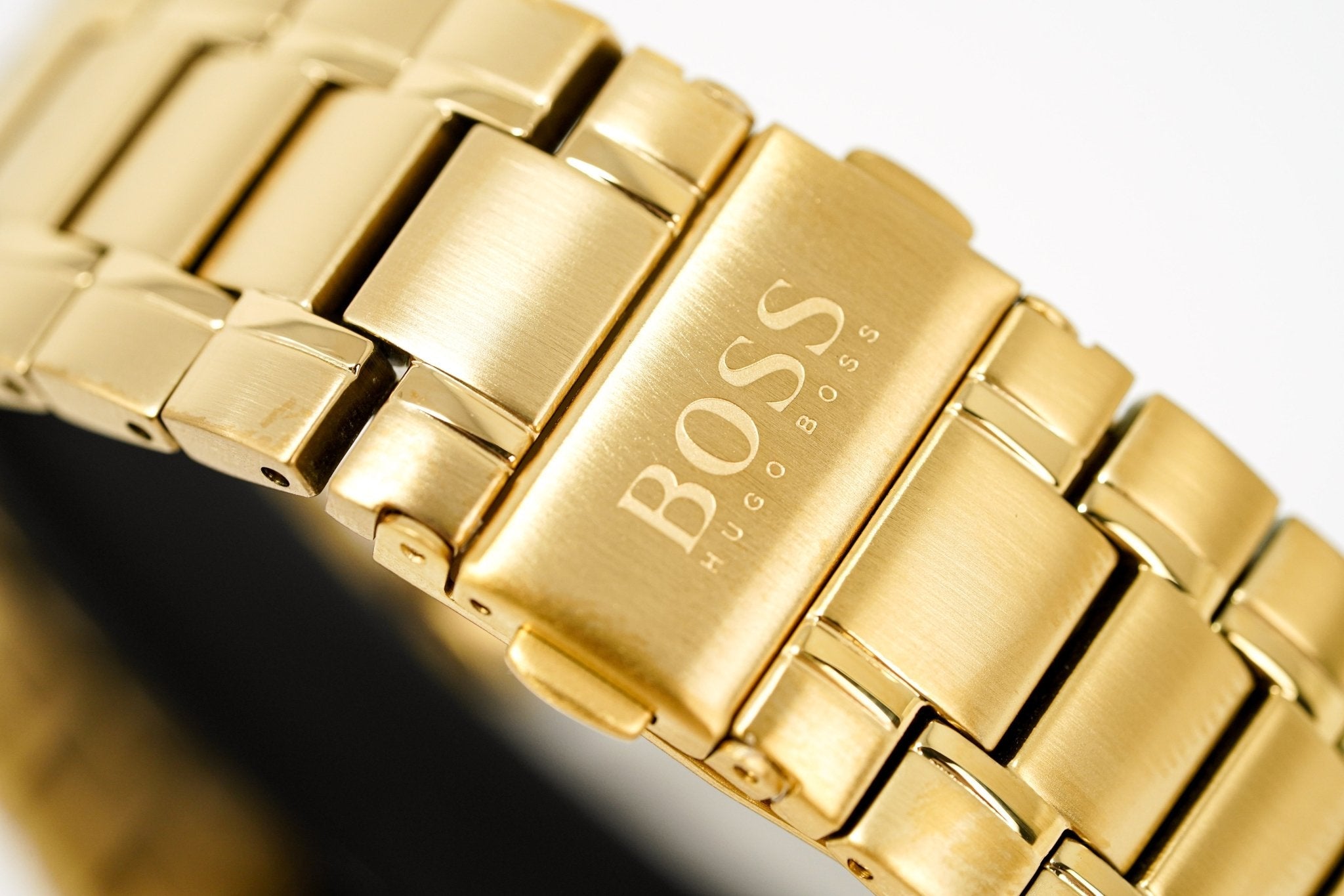 Hugo Boss Herrenuhr Champion Gelbgold HB1513848