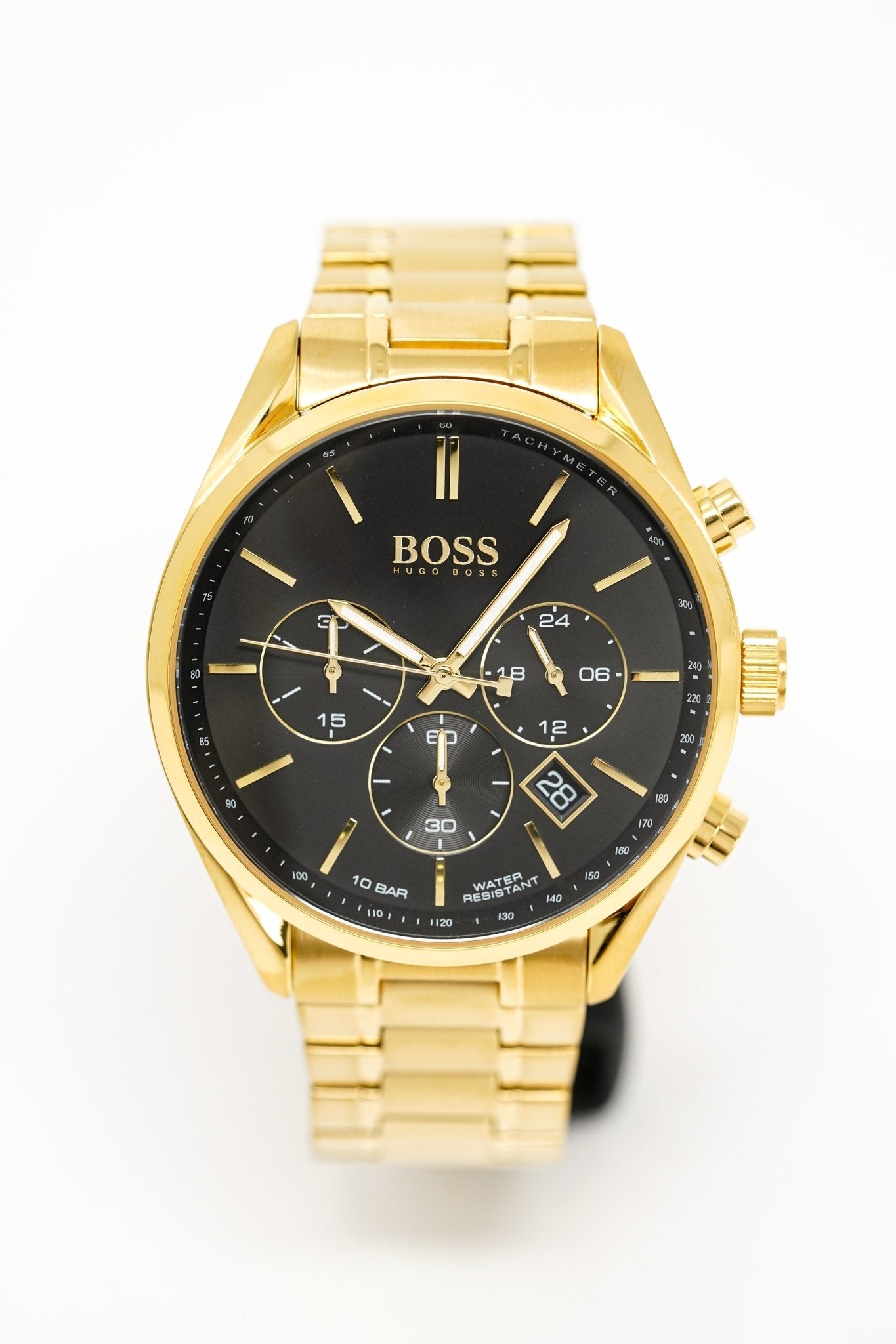 Hugo Boss Herrenuhr Champion Gelbgold HB1513848