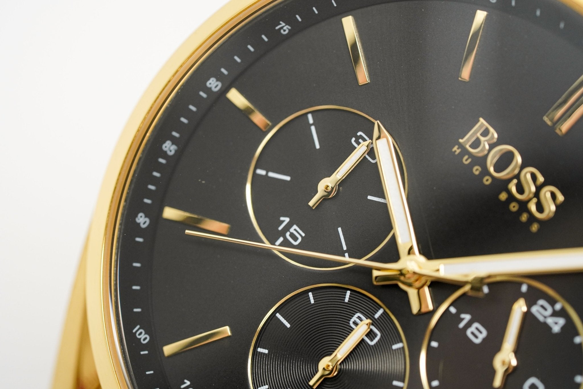 Hugo Boss Herrenuhr Champion Gelbgold HB1513848