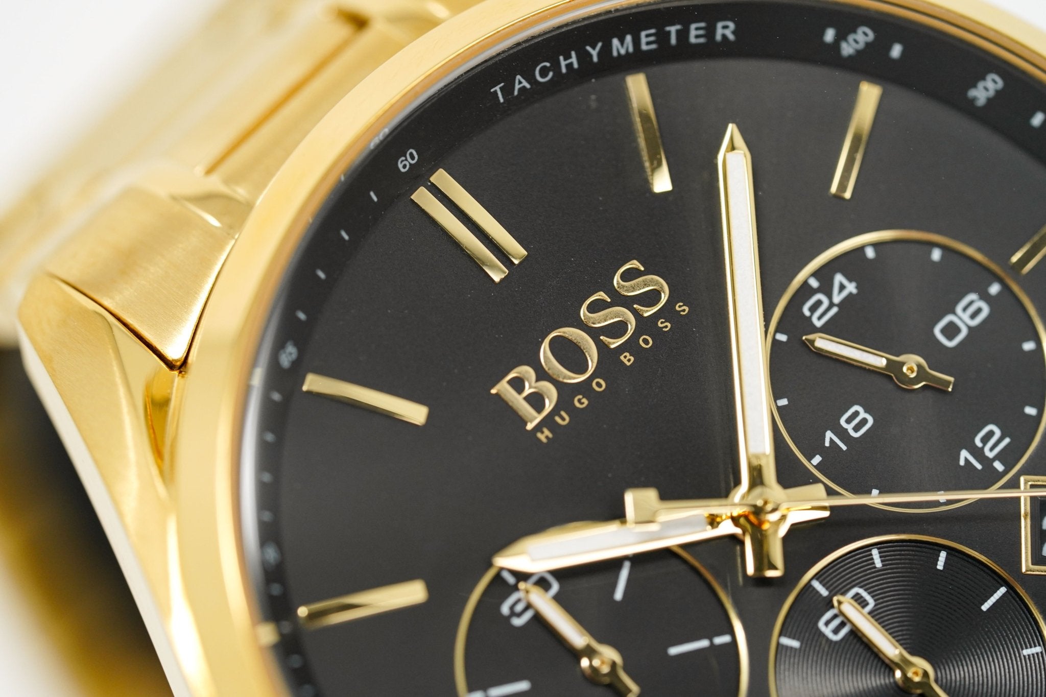 Hugo Boss Herrenuhr Champion Gelbgold HB1513848