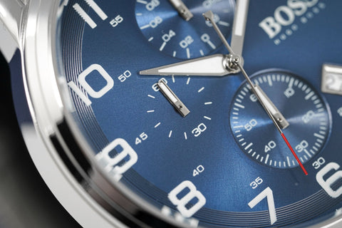 Hugo Boss Uhr Chronograph Aeroliner Blau HB1513183