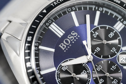 Hugo Boss Herren-Armbanduhr Chronograph Driver Blau HB1513081