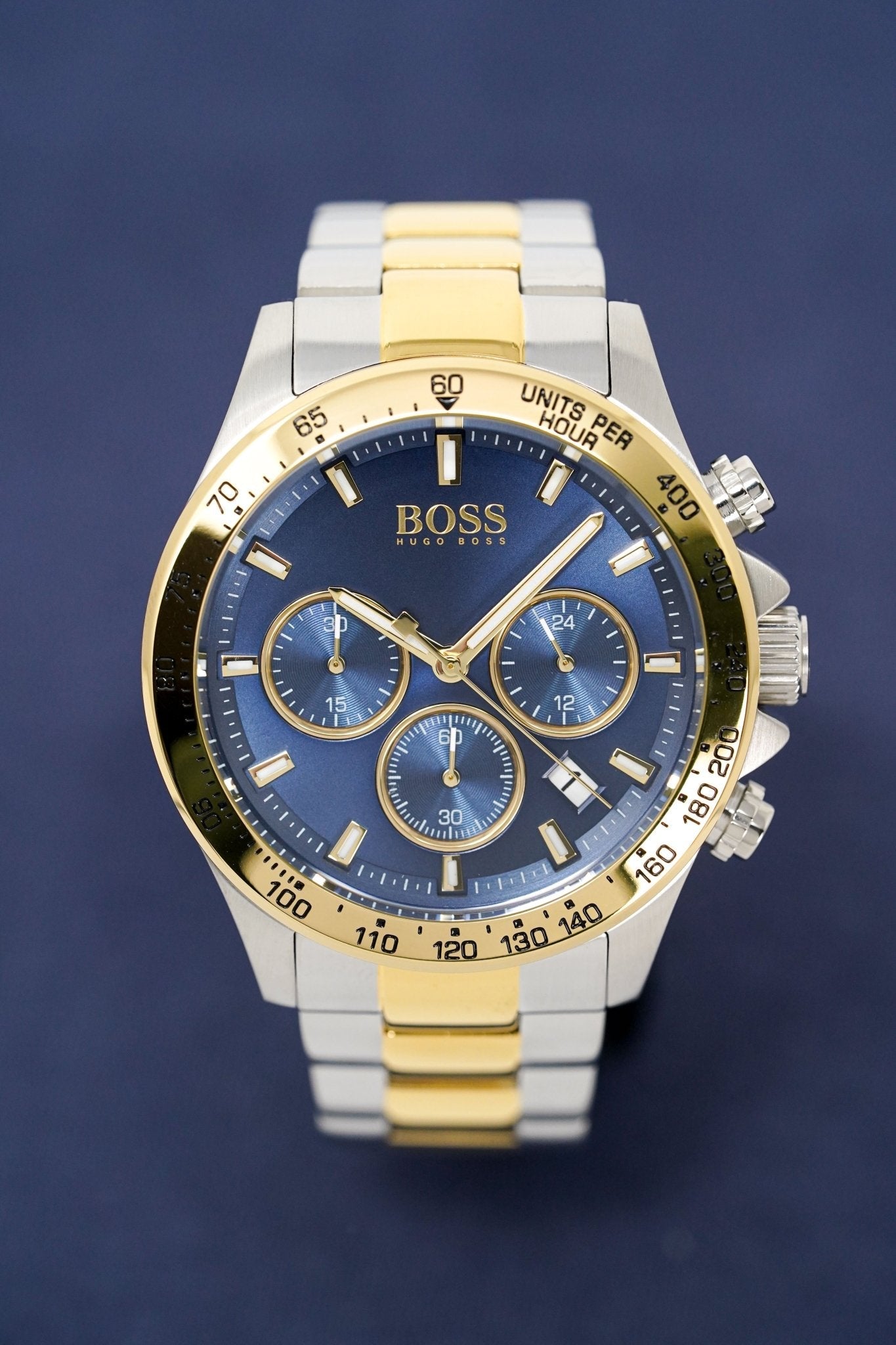 Hugo Boss Watch Chronograph Hero Two Tone Blue HB1513767