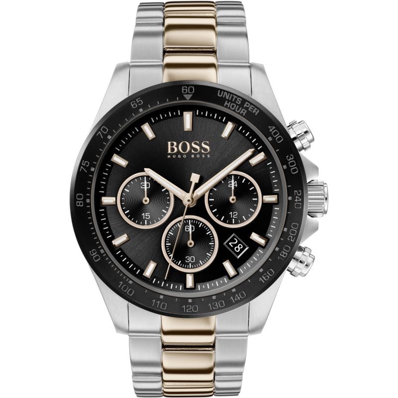 Hugo Boss Herrenuhr Chronograph Hero Two Tone HB1513757