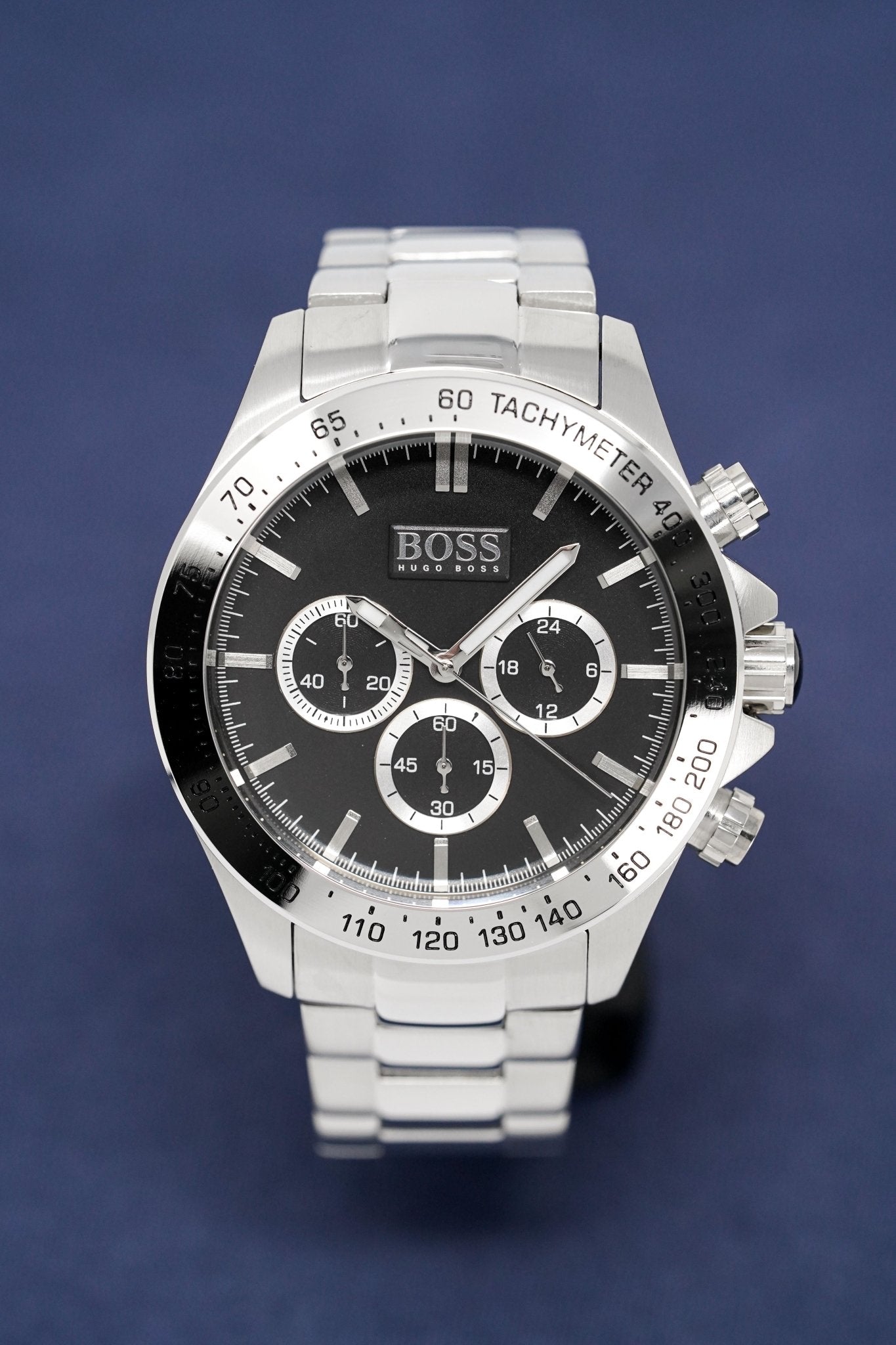 Hugo Boss Herrenuhr Chronograph Ikon Schwarz HB1512965