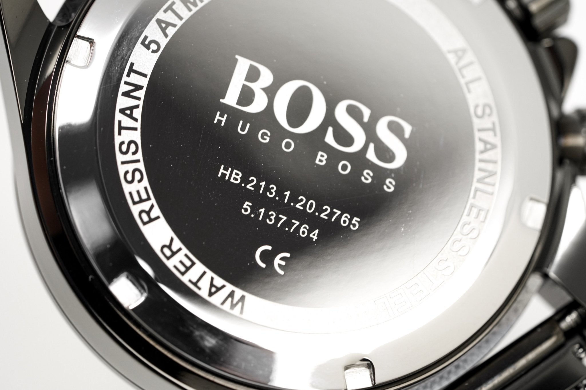 Hugo Boss Herrenuhr Chronograph Ikon Grau Mesh HB1513443