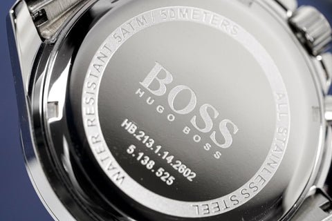 Hugo Boss Herrenuhr Chronograph Ikon Silber HB1512962