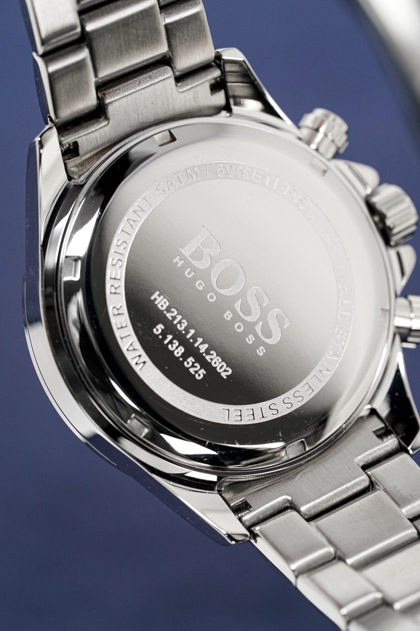 Hugo Boss Herrenuhr Chronograph Ikon Silber HB1512962