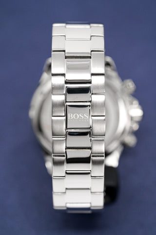 Hugo Boss Herrenuhr Chronograph Ikon Silber HB1512962