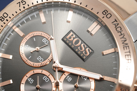 Hugo Boss Herrenuhr Chronograph Ikon Two-Tone HB1513339