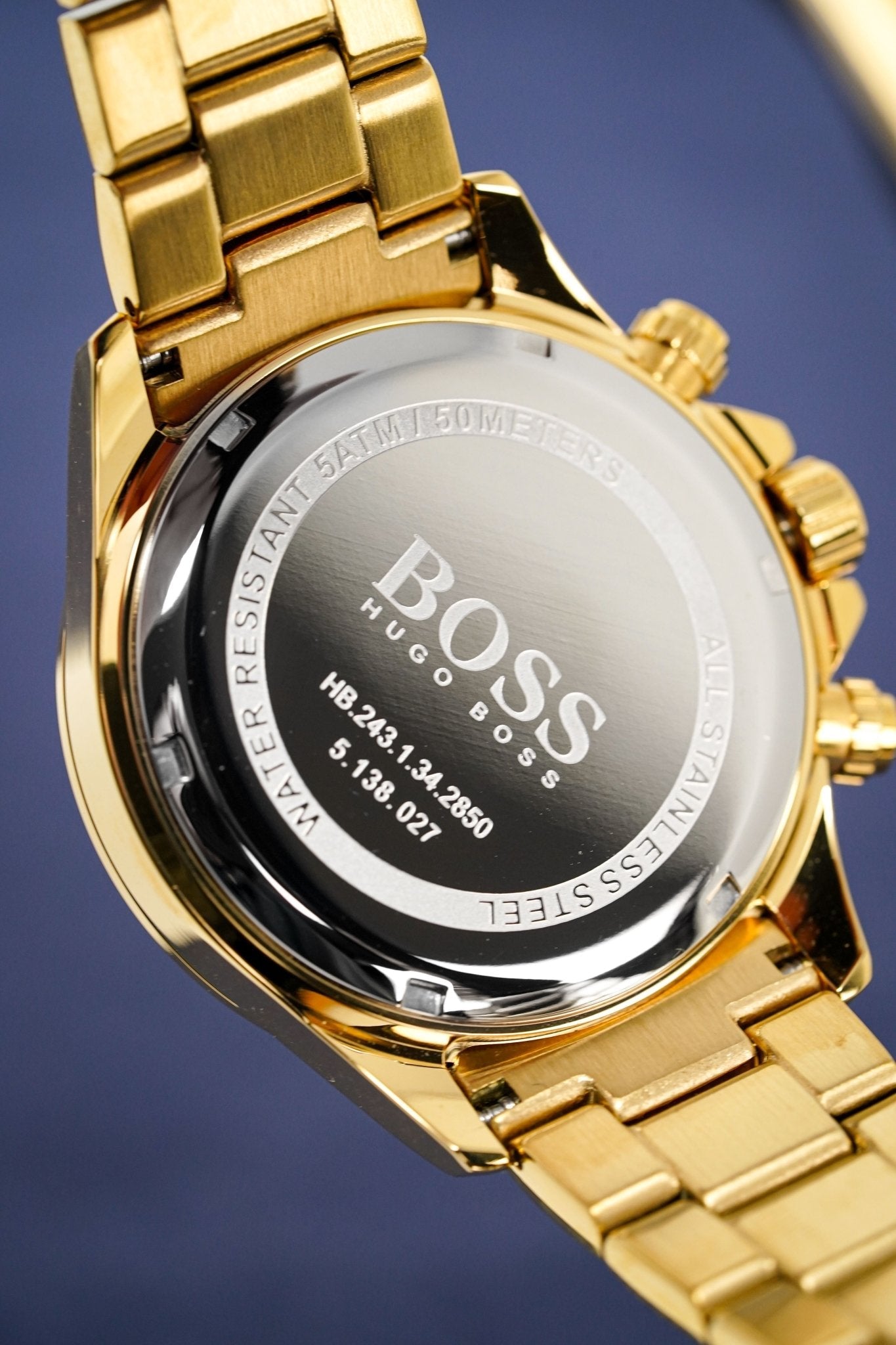 Hugo Boss Herrenuhr Chronograph Ikon Gelbgold HB1513340