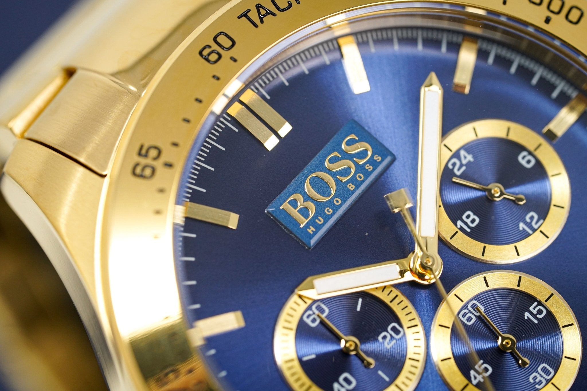 Hugo Boss Men's Watch Chronograph Ikon Yellow Gold HB1513340