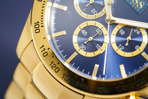 Hugo Boss Men's Watch Chronograph Ikon Yellow Gold HB1513340