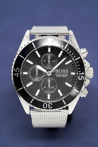 Hugo Boss Men's Watch Chronograph Ocean Edition Black HB1513701