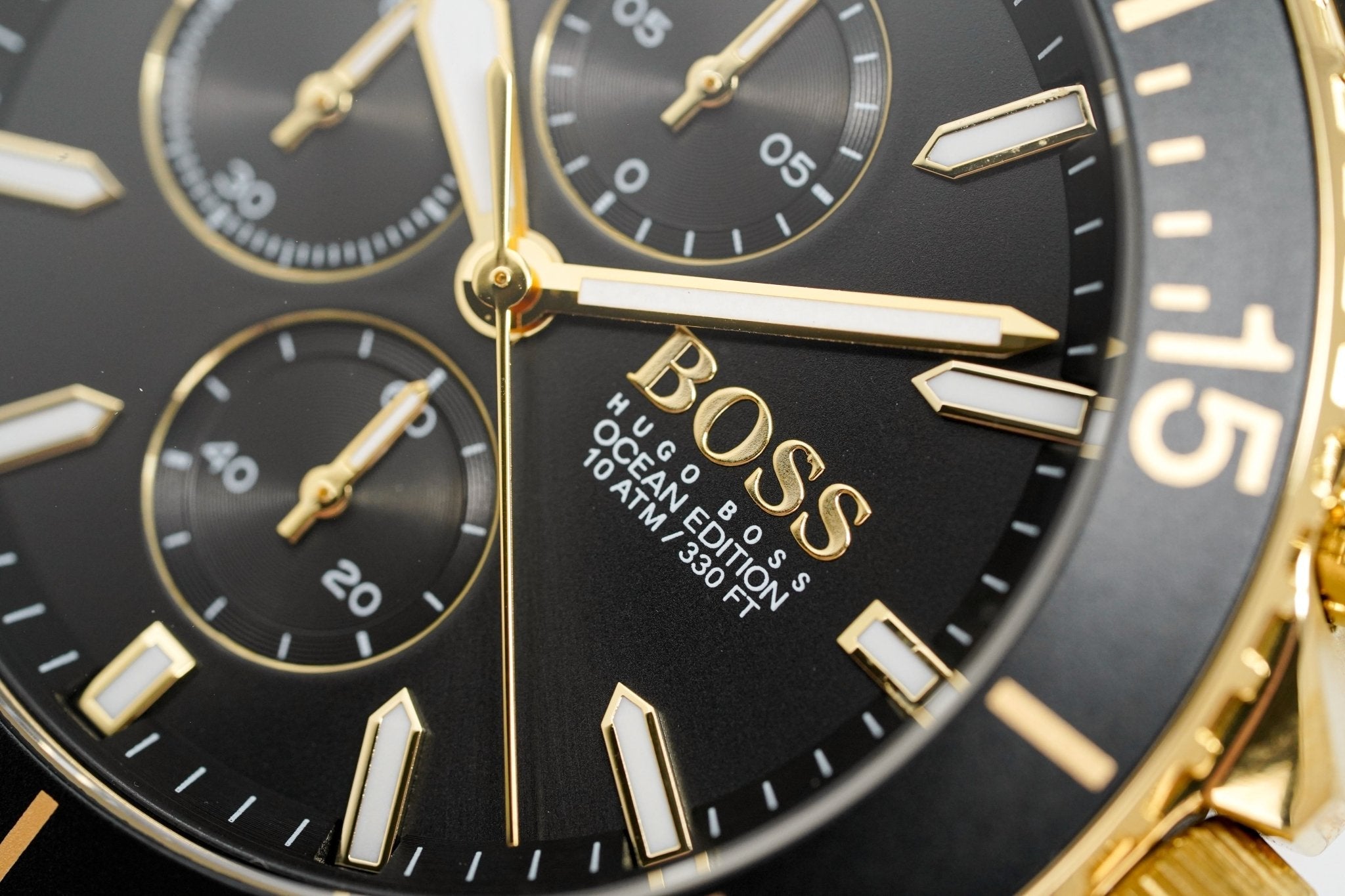 Hugo Boss Men's Watch Chronograph Ocean Edition Gold HB1513703