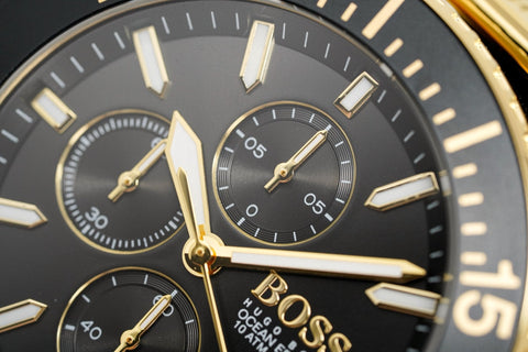 Orologio da uomo Hugo Boss Cronografo Ocean Edition Oro HB1513703