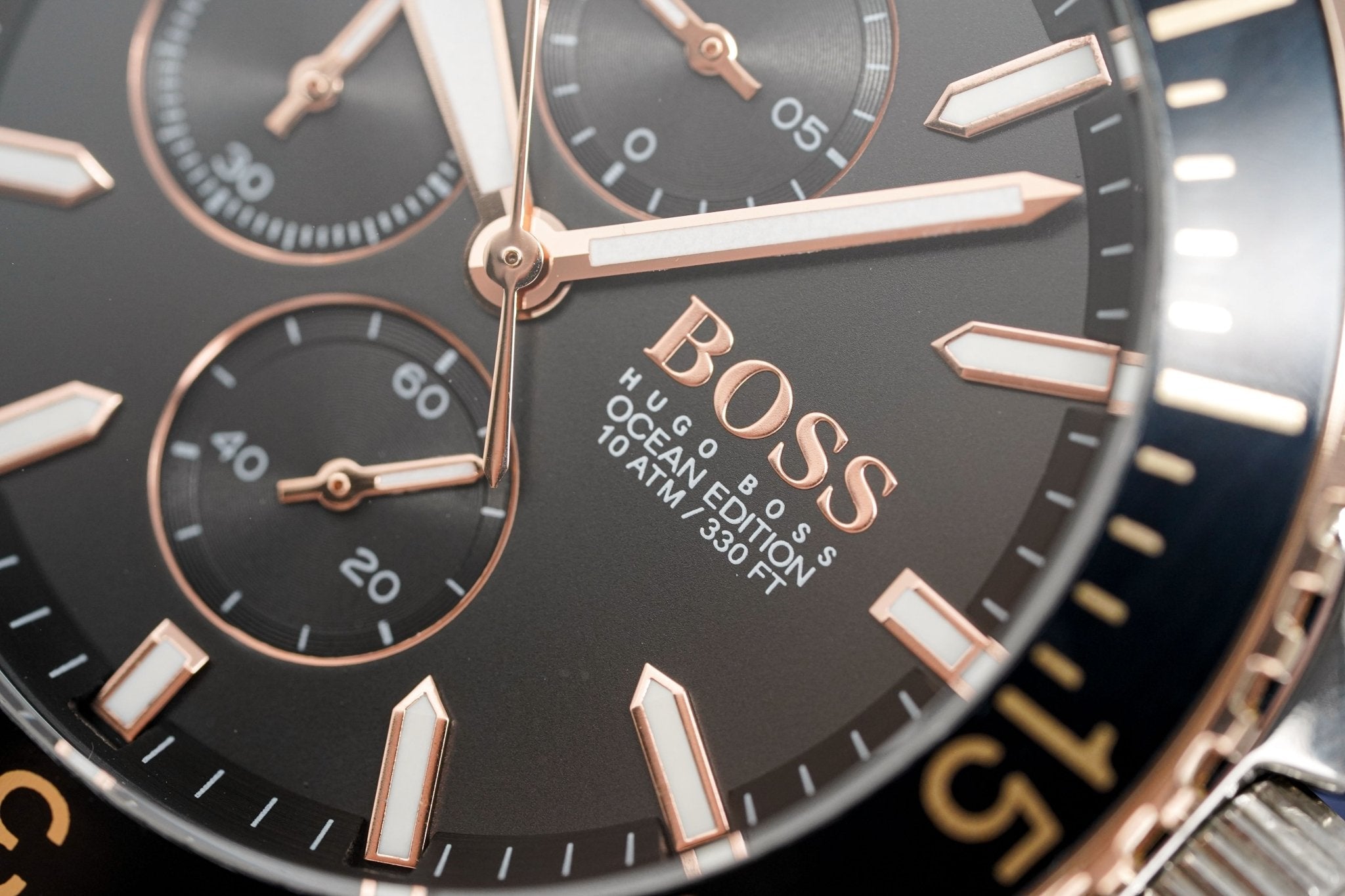 Hugo Boss Herrenuhr Chronograph Ocean Edition zweifarbig HB1513705